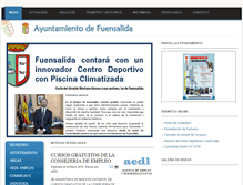 Tablet Screenshot of centrojoven.fuensalida.com